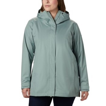 Columbia Ženske Jakne - Splash A Little II Plus Size Svijetlo Zelene | USXB-02683
